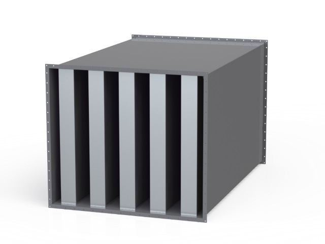 Kulissenschalldämpfer